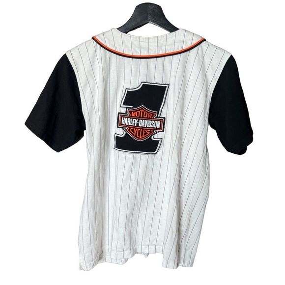 Harley Davidson Baseball Jersey Kids Medium - Picture 2 of 3